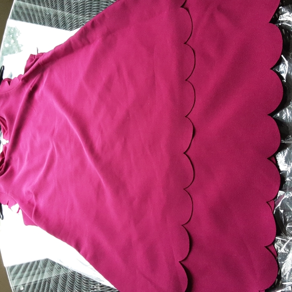 NWT Scalloped Hem Shift Dress by Betsey Johnson, Size 10 - Picture 8 of 16